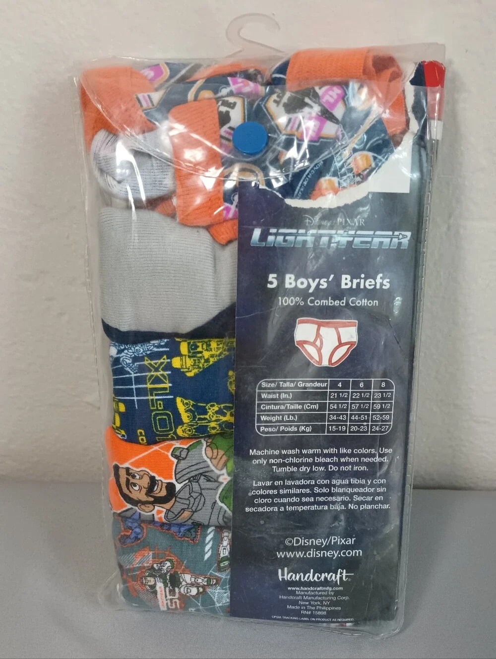 Disney Pixar Boys' Light-Year Briefs Underwear
